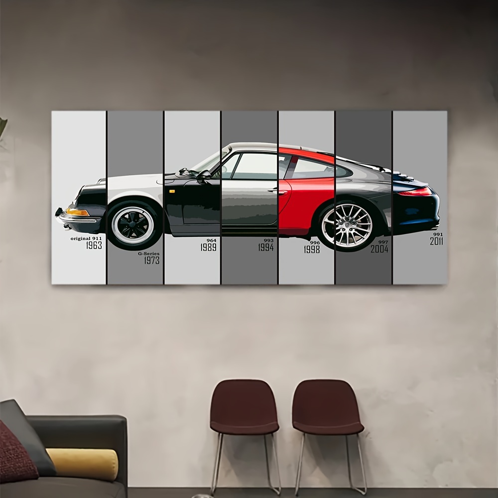 1pc Wandkunst Cooles Auto leinwandgemälde Raumdekoration - Temu Germany