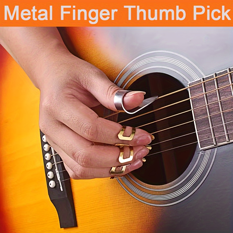 Stainless Steel Finger Slides: Enhance Your Guitar Playing - Temu