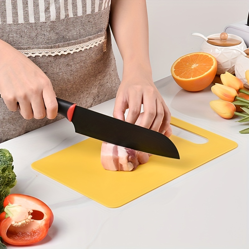 1pc Black Color Chopping Board Cutting Boards Kitchen Plastic Vegetable  Fruits