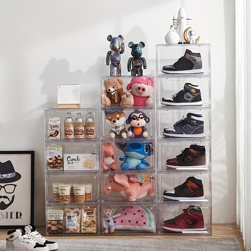 Household Transparent Shoe Box Display Case Drawer And - Temu