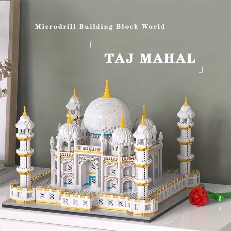 

4036 Pièces Petit Modèle De Construction De Château Taj Mahal, Blocs De Construction Assemblés Jouet De Collection, Cadeaux D'ornements Pour La Famille Des Amis