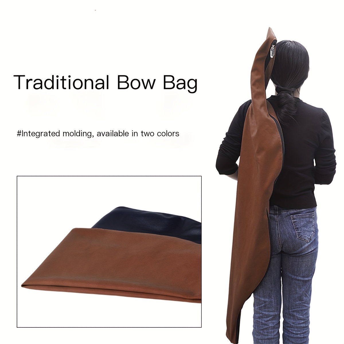 2 Pièces Set Tradition Archery Recurve Bow Case Leather Bag - Temu Canada