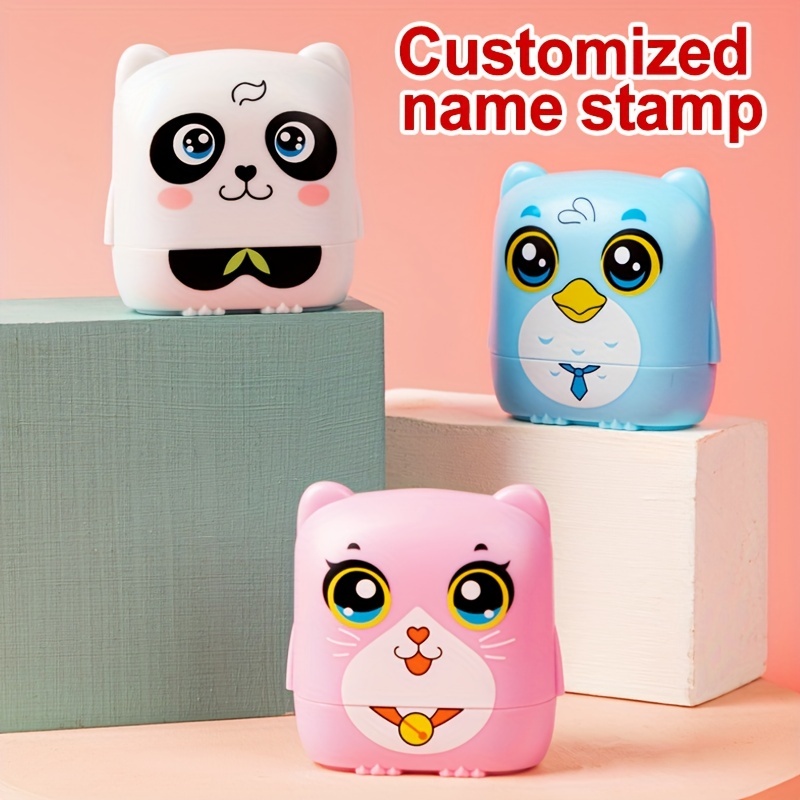 Three Cuties, Name Stamps, Kids Stamps