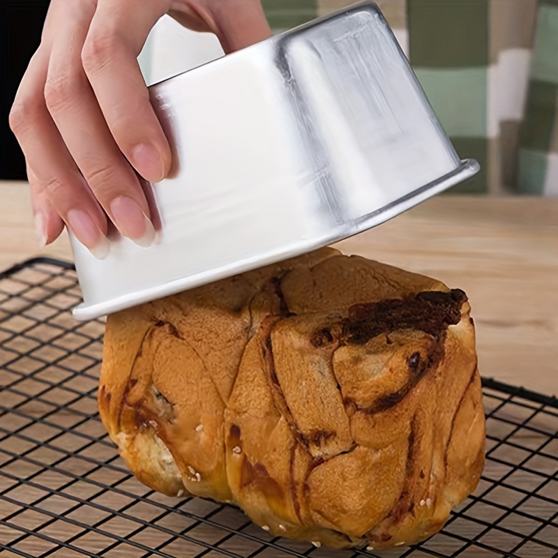 Lot de 4 mini moules à pain antiadhésifs en acier carbone de 15,2 cm pour  pain rectangulaire et viande, pour gâteau, pain de viande, banane :  : Cuisine et Maison