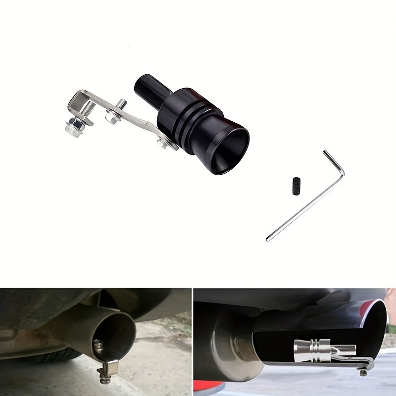 Car Turbo Whistle - Universal Aluminum Car Turbo Sound Whistle Muffler  Exhaust Pipe - Blow-off Valve Simulator, for All Vehicles Models - Size L :  : Car & Motorbike