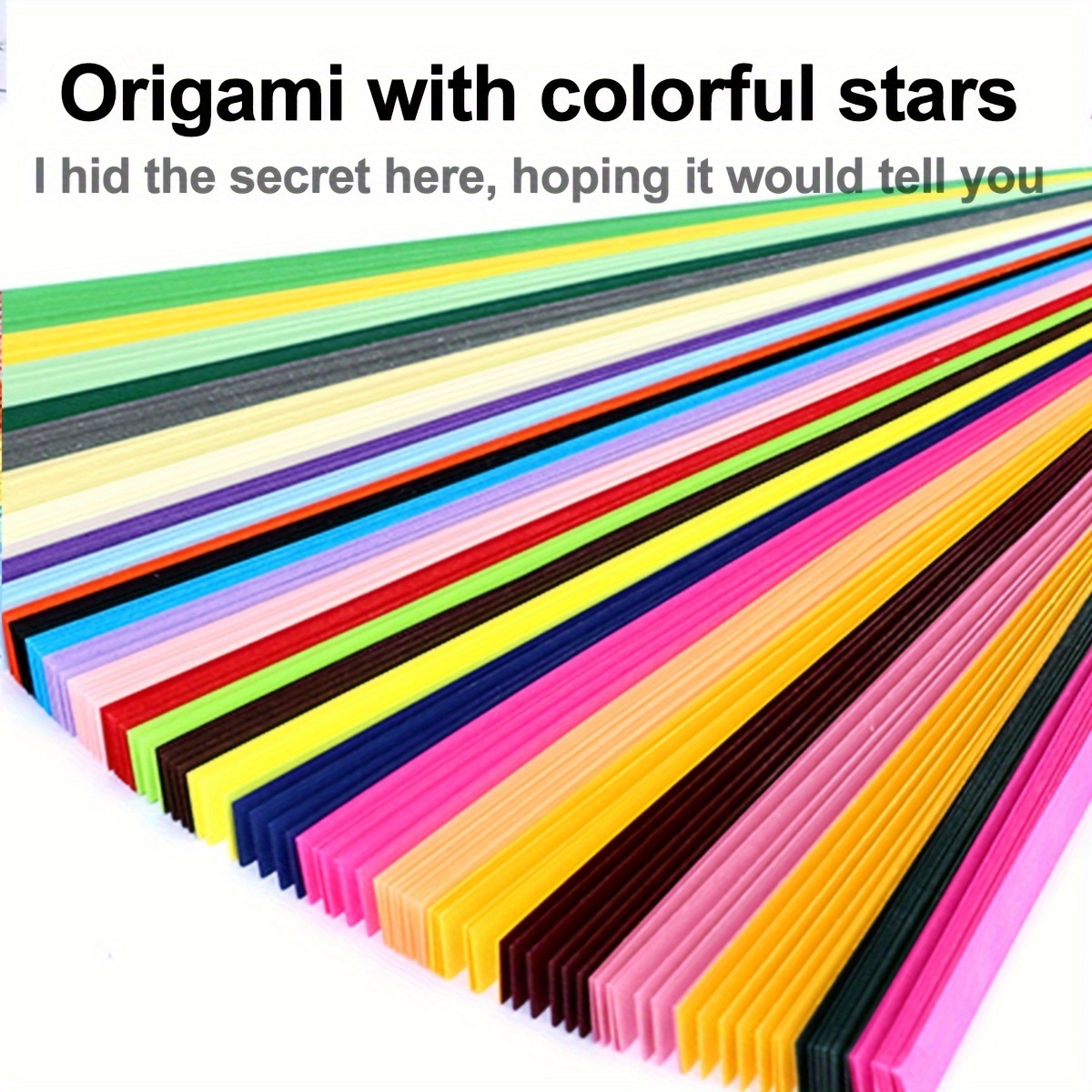 Star Origami Gradient Color Lucky Star Paper Pentagram Star Folding Pa –  Jessica DIY Home