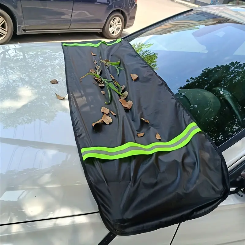 New Car Supplies Ear-mounted Easy-to-storage Anti-bird Droppings  Light-blocking Coating Front Rain Gutter Anti-leaf Mat