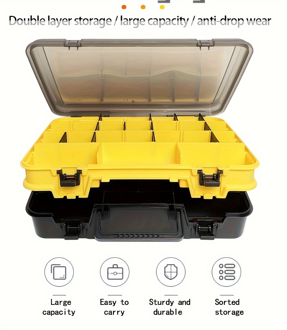 Multi grid Storage Box Parts Box Tool Box Plastic - Temu
