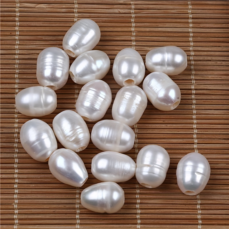 5pcs Natural Freshwater Pearl Large Hole Beads