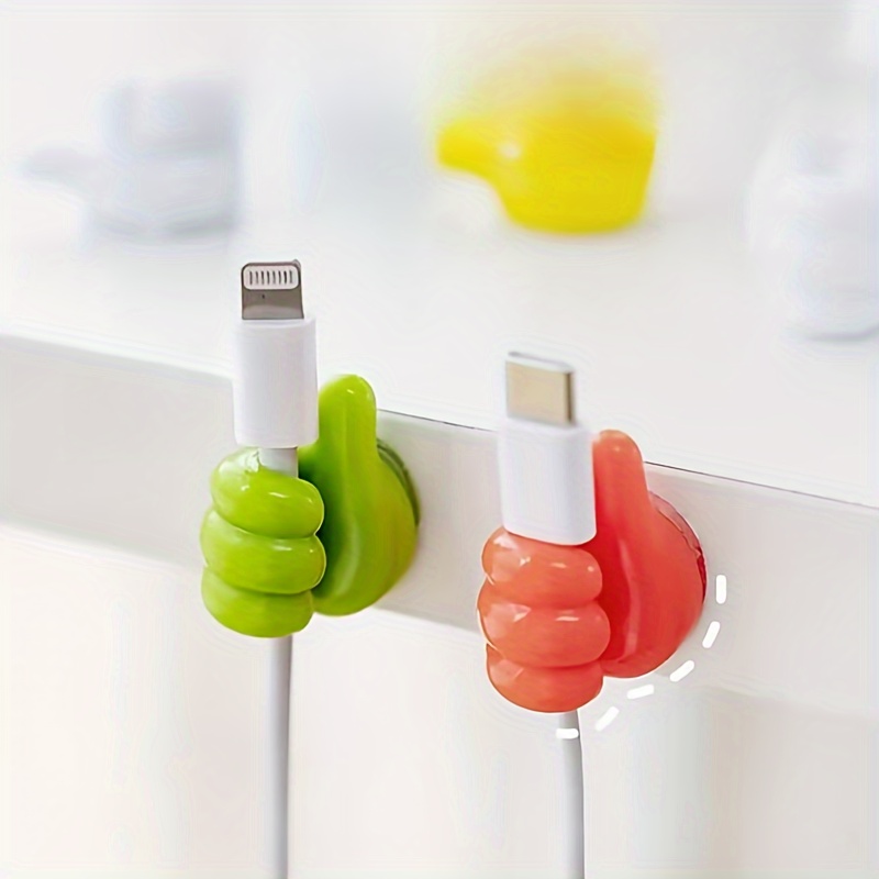 Creative Thumb Hook Multifunctional Data Cable Fixed Wire - Temu