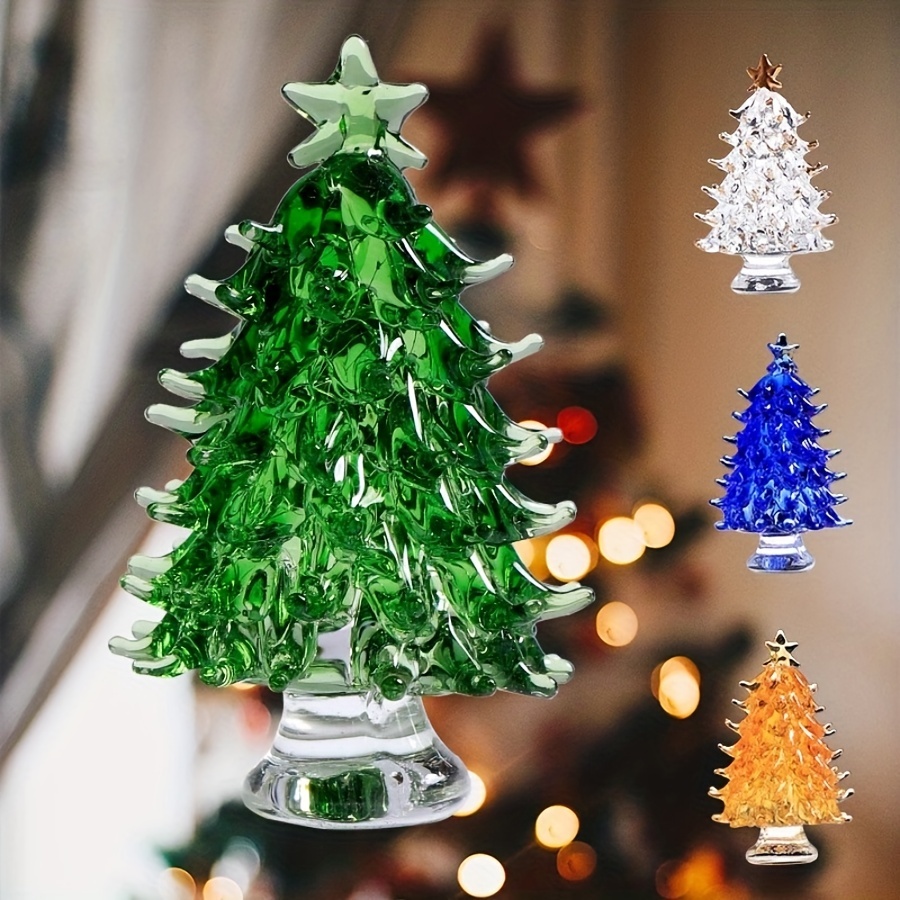 Christmas Fully Transparent Santa Tree Hanging Gift Static - Temu