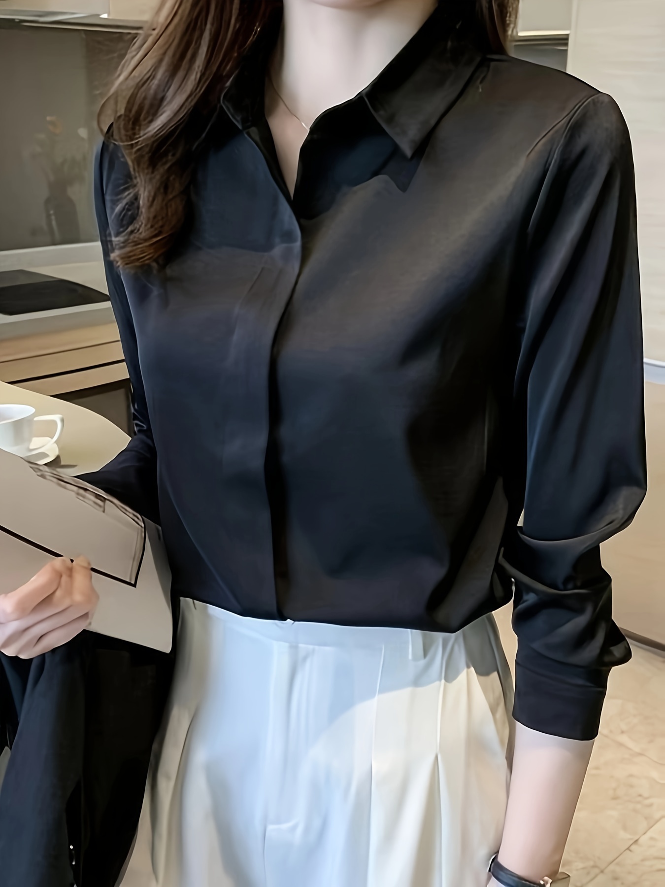 camisa formal e camisa de - Temu Portugal, image size:800x1067