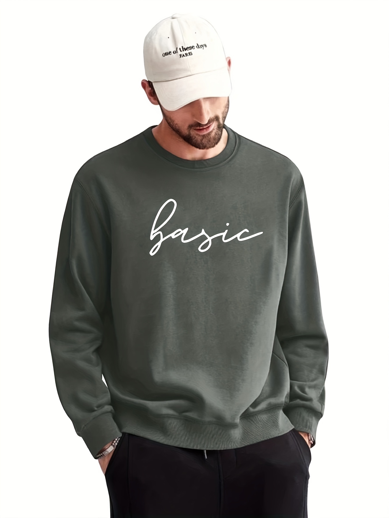 Angels Print Ombre Sweatshirt Men's Casual Graphic Design - Temu