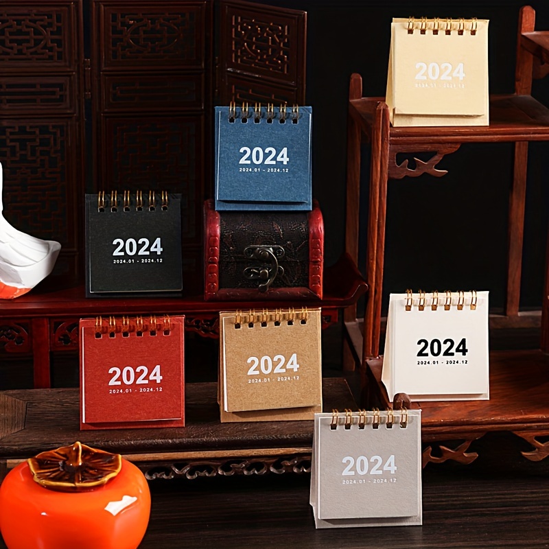 Calendario de imán de nevera inspirador 2024, calendario de escritorio  floral mini 2024, calendario mini 2024, calendario de palabras de sabiduría  2024, regalo -  México