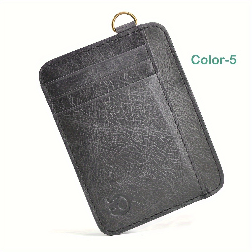 Women's Minimalist Wallet Slim Portable Credit Card Holder - Temu