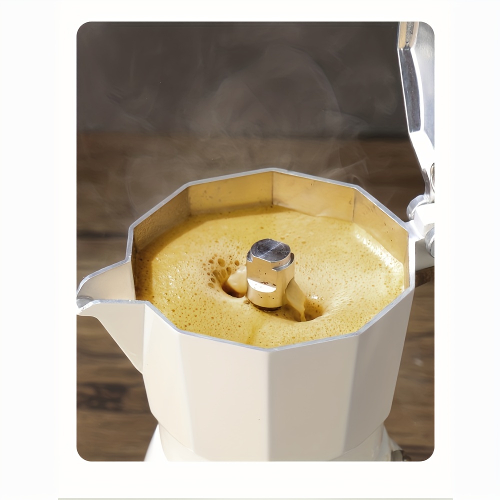 100ml 2 People Moka Pot Constant Temperature Double Valve Coffee Pot  Household Espresso Pot Outdoor Coffee Set Barista Utensils