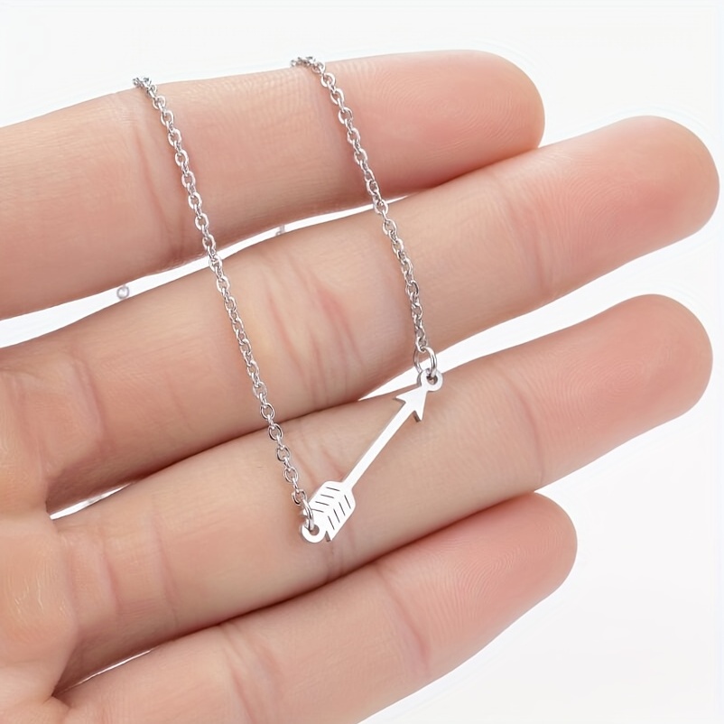 Sideways arrow clearance necklace