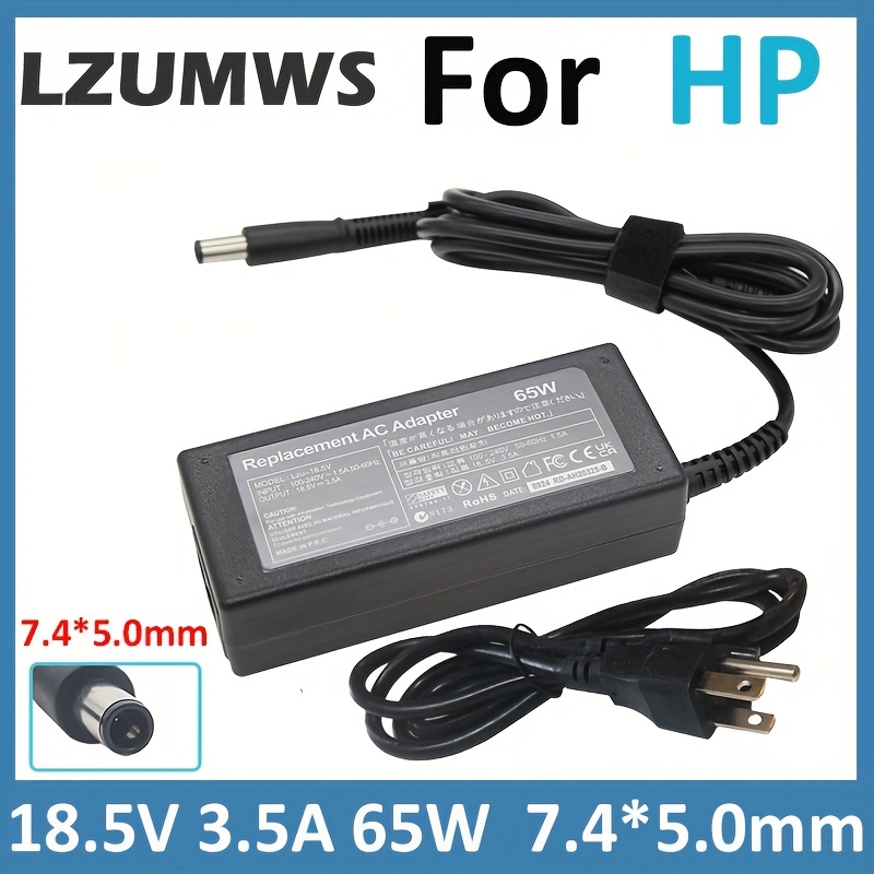 18.5v 3.5a Ac Laptop Adapter Charger Us Plug Cable - Temu