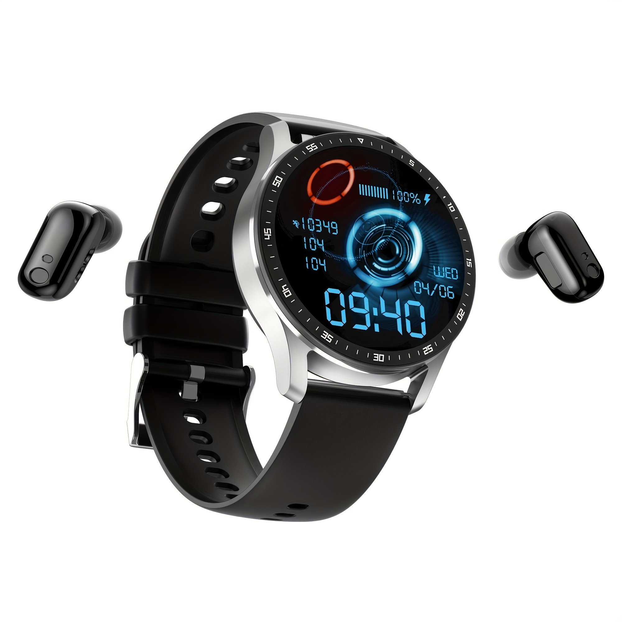 New Smart Watch Wireless Calling Built in Earphones Sports Temu