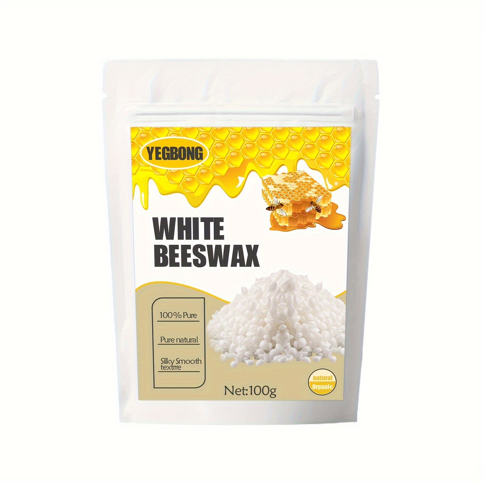 1pc/1.0LB White Beeswax Pellets High-Quality Beeswax Candle Making  Materials Suitable For Lipstick, Soap Making Materials
