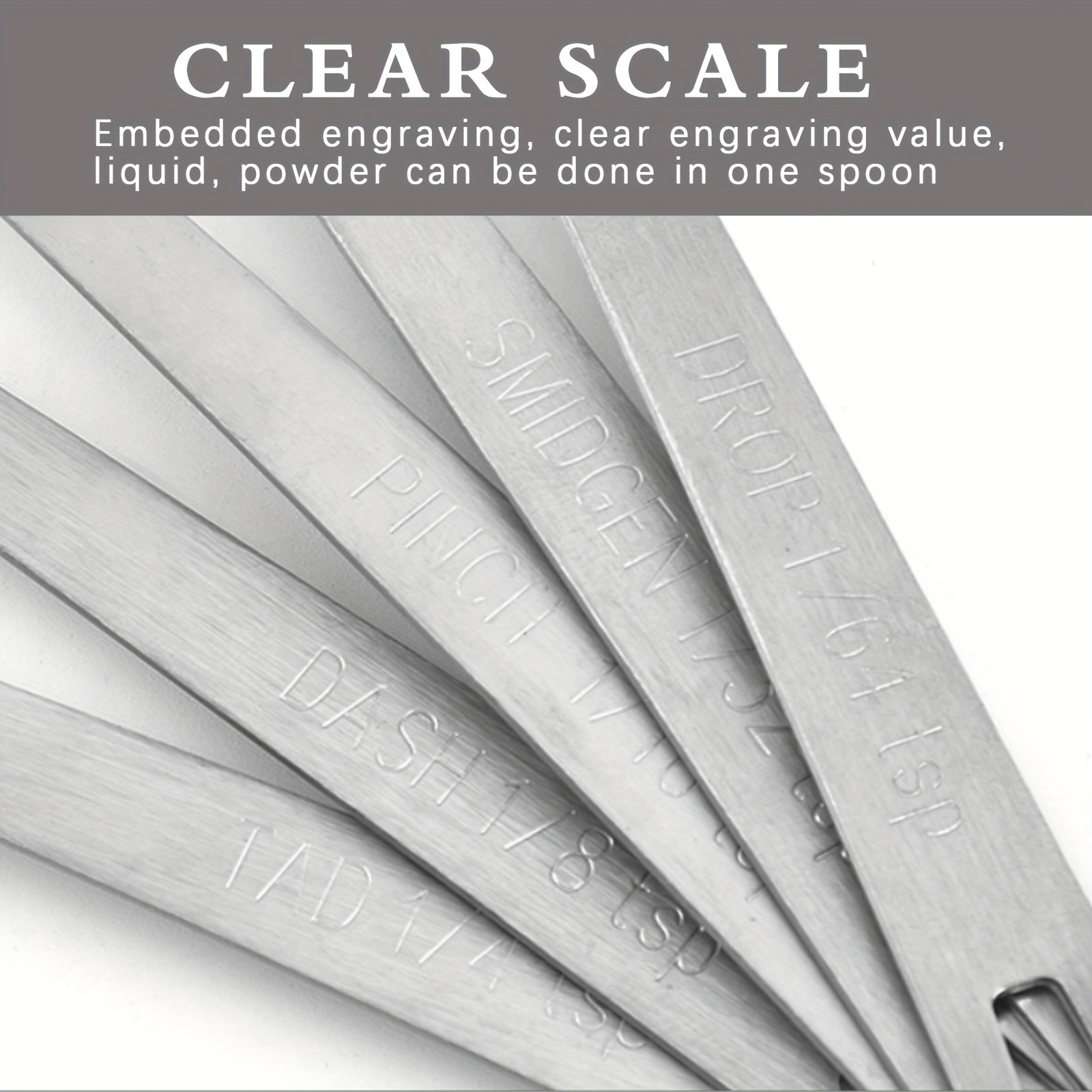 Norpro 5pc Mini Stainless Steel Measuring Spoons Set - Tad, Dash, Pinc –  Handy Housewares