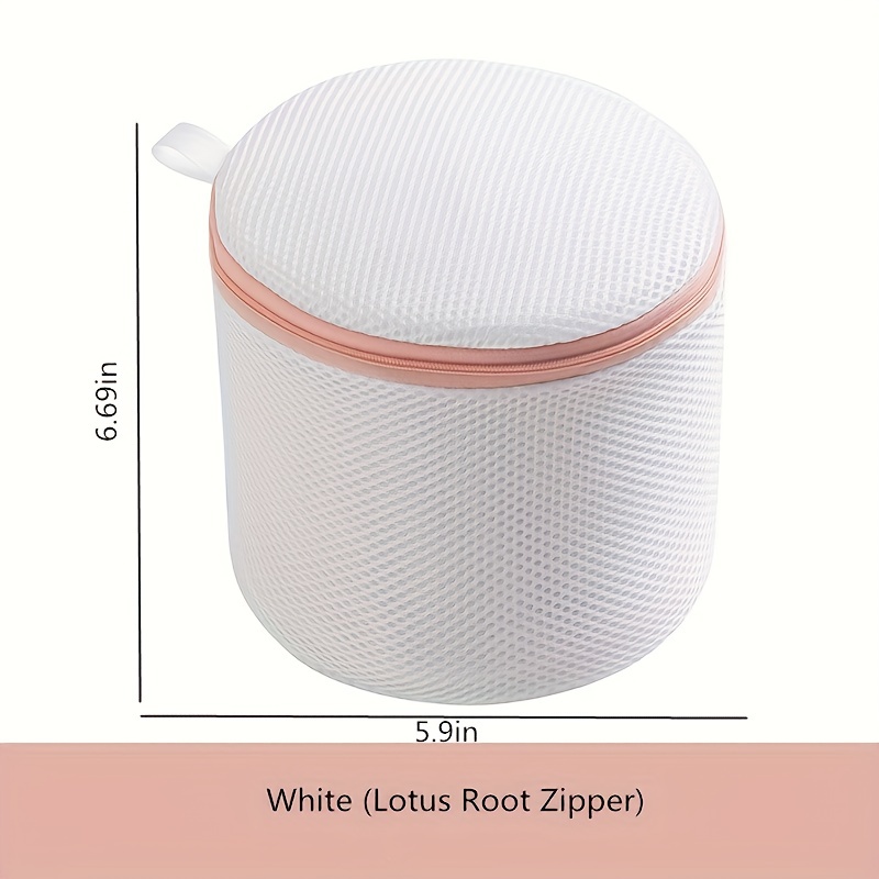 Mesh Underwear Washing Bag Zipper Reusable Foldable Laundry Bag