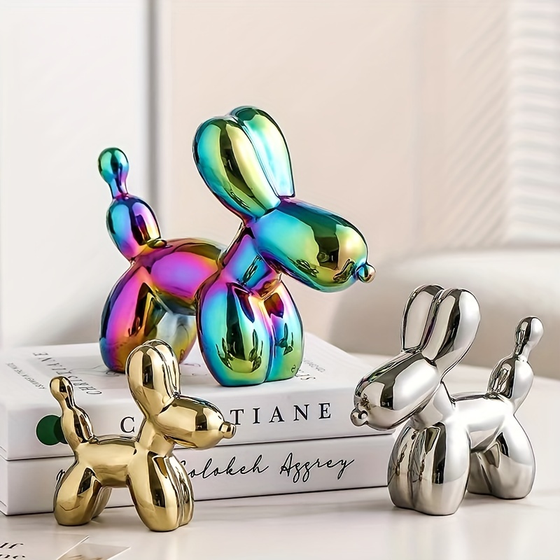 Jelimate Electroplating Dog Mannequin Pet Ornament Colorful Animal Fre –  JELIMATE