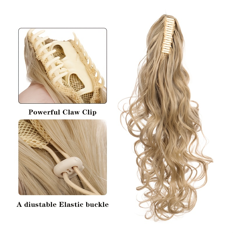 Wavy Ponytail Extensions for Women Messy Curly Hairpiece