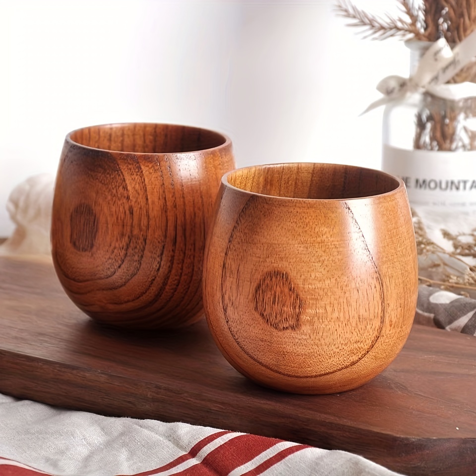 1pc Wooden Water Cup 140ml 4 7oz Tea Cups Vintage Japanese Style Drinking  Cups Wood Teacups Summer Drinkware Home Kitchen Items Birthday Gifts - Home  & Kitchen - Temu Germany