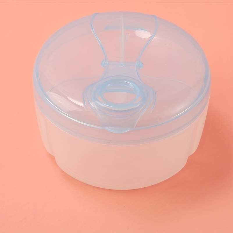 Three-grid Rotating Milk Powder Box, Divided Milk Powder Container,  Portable Food Supplement Storage Box - Temu