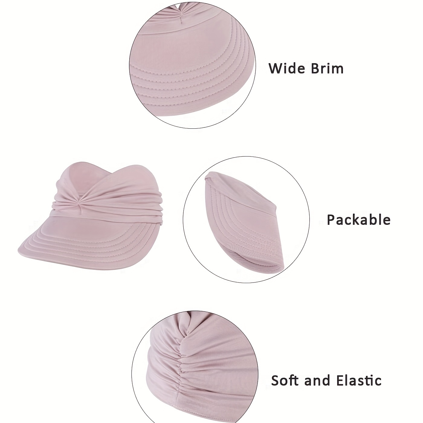 Shawl Beach Sunshade Hat For WomenSummer Trendy Ladies Uv-proof Fisherman Hats  Women's Large Brim Face Neck Sun Protection Bob – the best products in the  Joom Geek online store