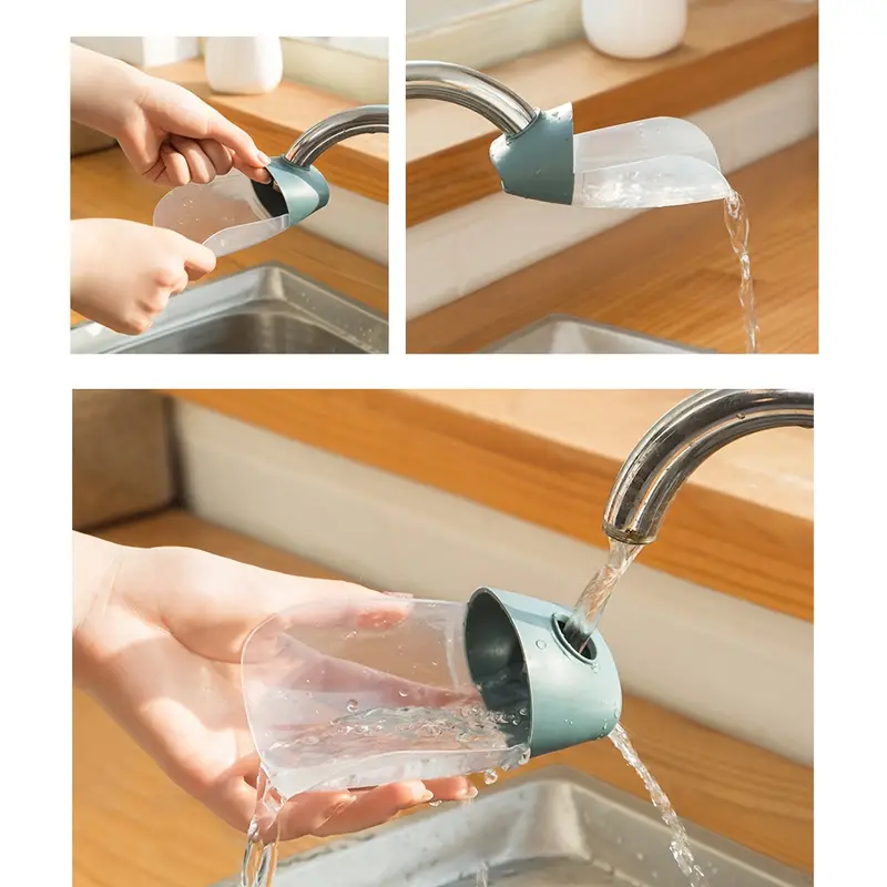 1pc faucet extender kitchen sink spout extender kitchen gadgets random color details 8