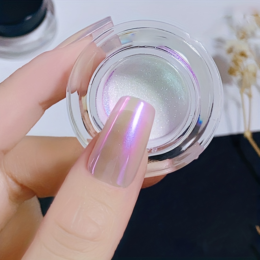 Premium Holographic Nail Powder Iridescent Pearlescent - Temu