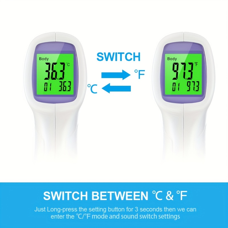 Frontal Temperature Gun: Home Handheld Thermometer For Non - Temu