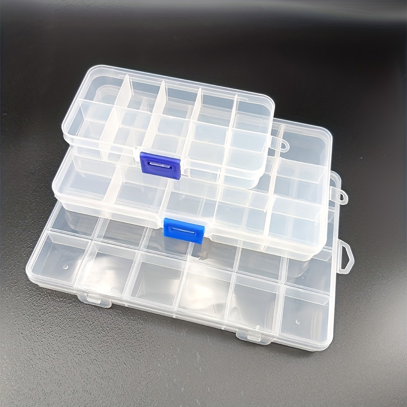 Pp Translucent Storage Box With 64 Compartments, Christmas