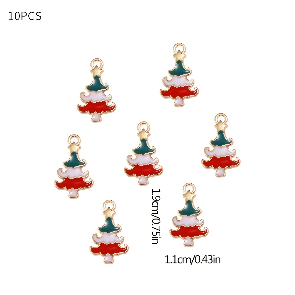 Christmas Charms For Artificial Jewelry Making Alloy - Temu