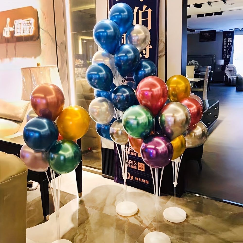13/19 Tubes Balloon Stand Balloon Stick Happy Birthday - Temu