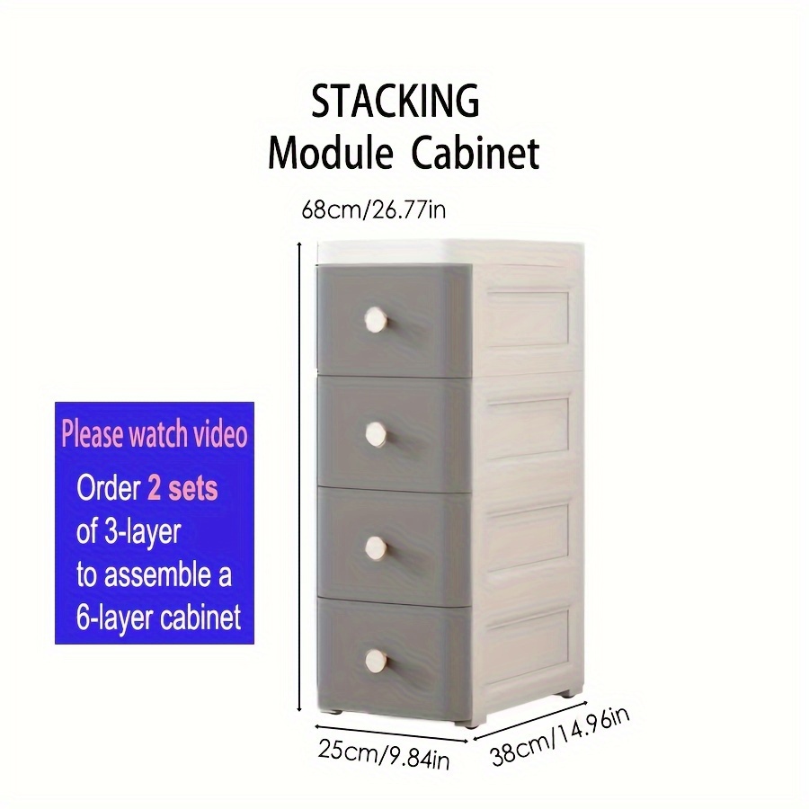 Corner Storage Drawer Cabinet Stackable Clothes Storage Box - Temu