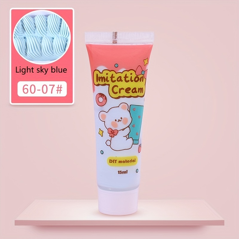 3 Pieces Of Diy Mobile Phone Case Cream Glue 30ml Simulation Handmade Shop  Package Hairpin Mobile Phone Case Cream Glue Production