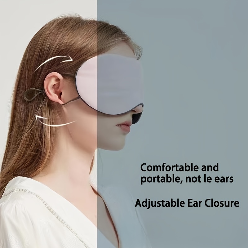 Adjustable Soft Blackout Sleep Eye Mask for Travel Rest Nap