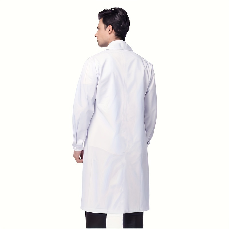 Dental Lab Coat Unisex Long Sleeve Cotton Coat
