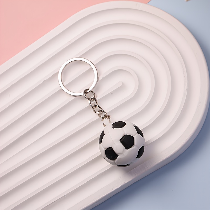 Soccer Keychains Sports Ball Key Ring Mini Soccer Ball - Temu