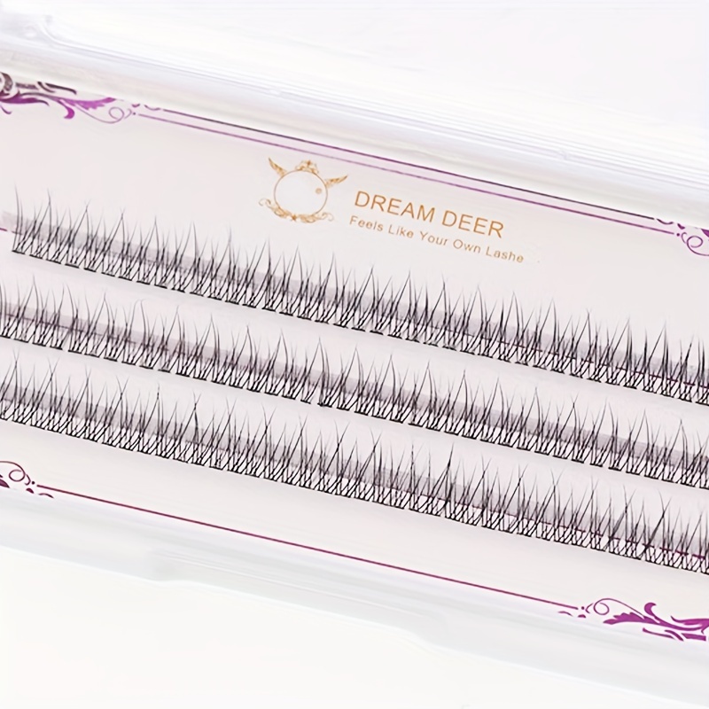 Fairy Natural Individual Lashes 123pcs C Curl Eyelash Cluster Lashes