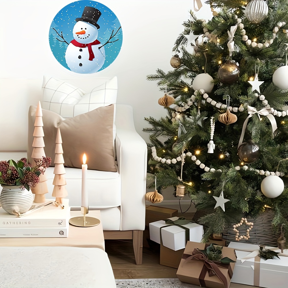 Merry & Bright Snowman Wood Wall Decor – Something Beautiful Cafe