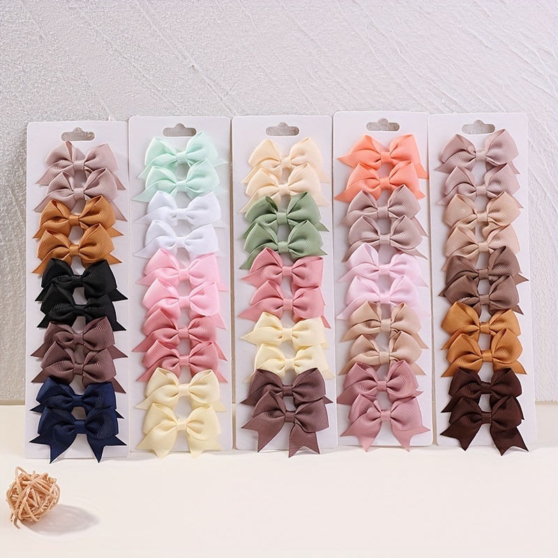 10pcs Cute & Stylish Hair Clips - Perfect For Baby Girls' Holiday Parties, Ideal choice for Gifts