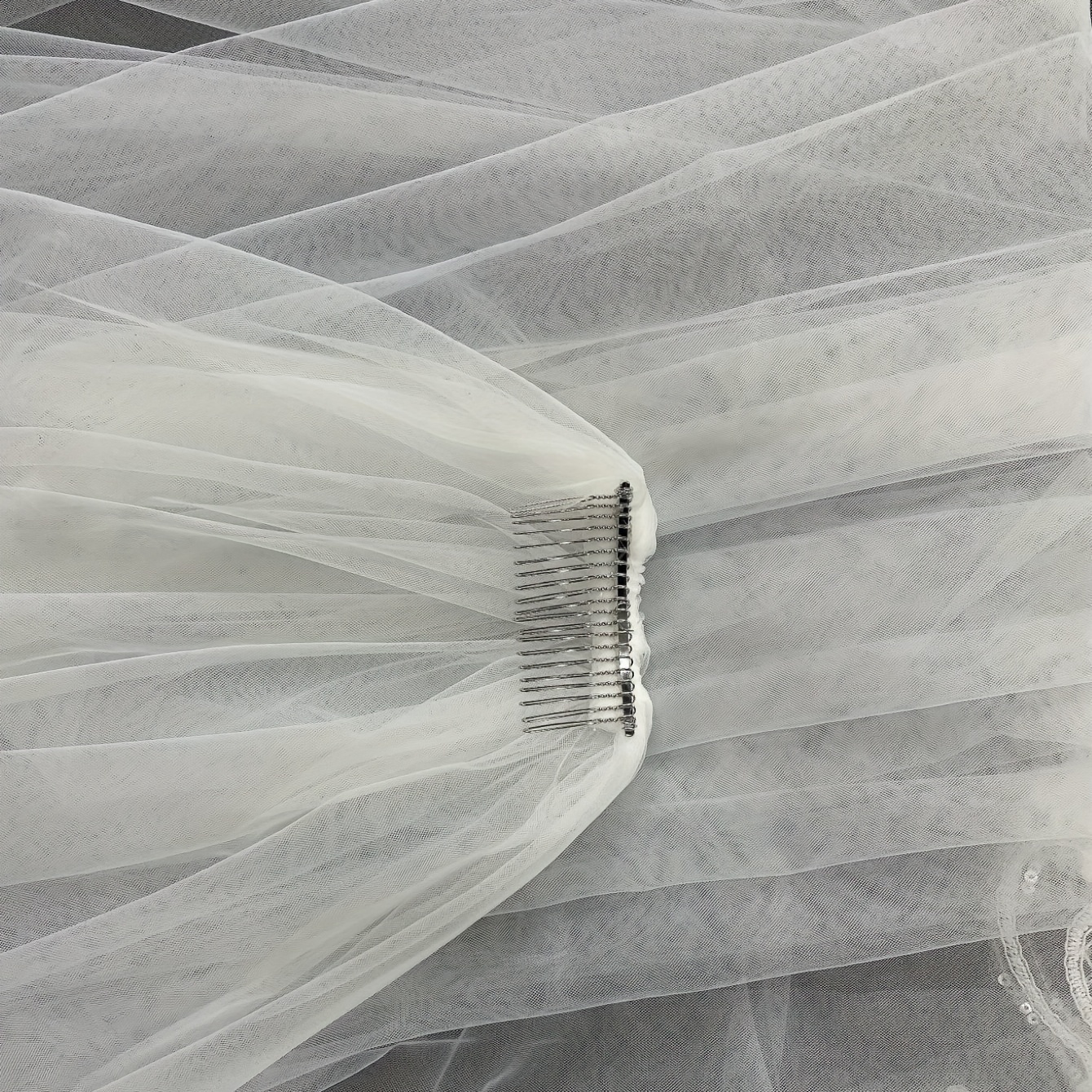 1 Tier Elegant Wedding Veil With Comb Bride Long Veil Wedding Decal Wedding  Accessories