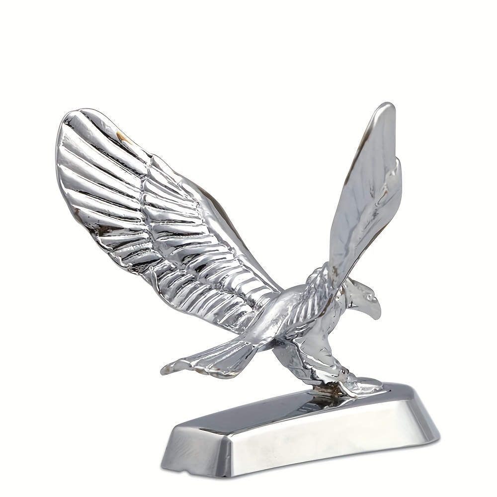 3D-Autoaufkleber aus Metall, fliegender Adler,  Motorhauben-Ornament-Aufkleber, Vogel-Logo, passend für Auto, 3D-Stand,  Motorhaube, Motorhaube