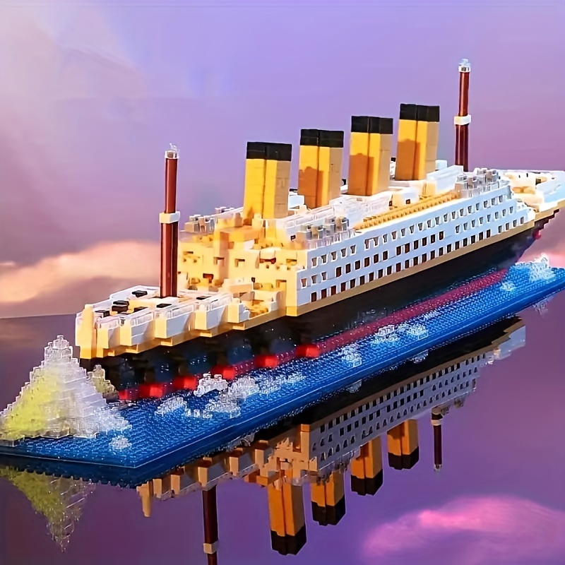 Jeu de construction Titanic Blocks 1860 pièces puzzle 3D jouet