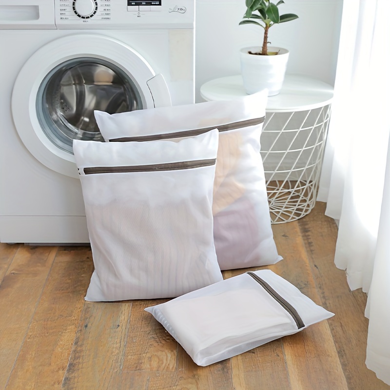 1pc Grey Bra Washing Bag, Washing Machine Dedicated, Laundry
