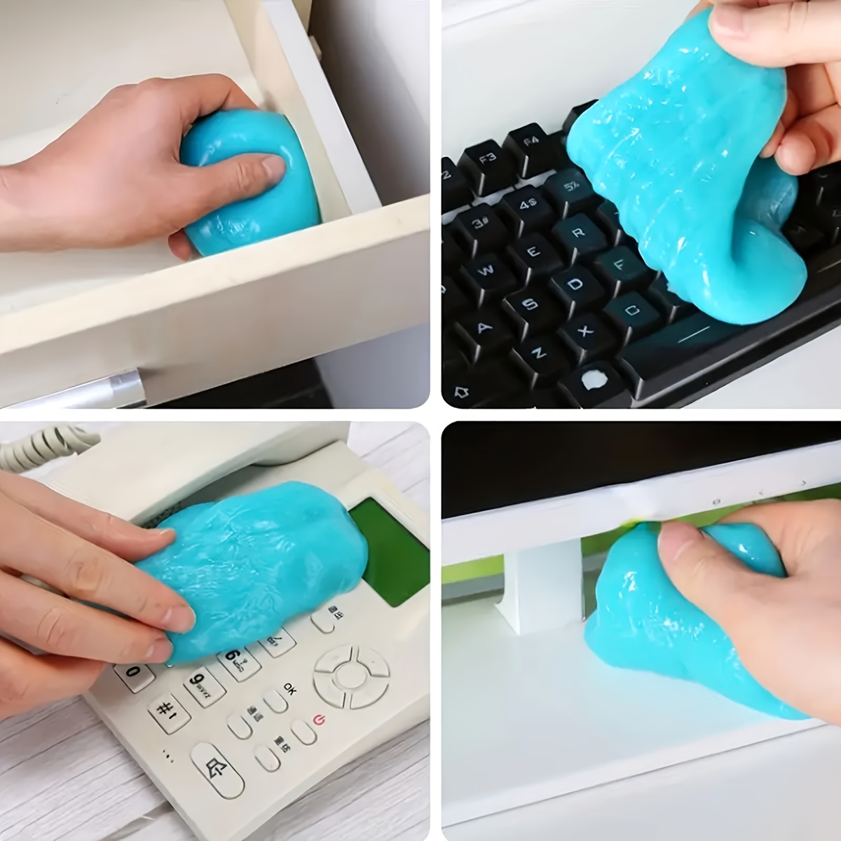 1pc Car Cleaning Gel Slime For Cleaning Tool, Car Vent Magic Dust Remover  Glue, Computer Keyboard Dirt Cleaner, Car Interior Cleaning Accessories Car